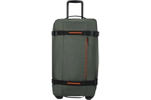 American Tourister Urban Track, Borsa da viaggio a 2 rotoli, 68 cm, 84 L, verde (Dark Khaki)