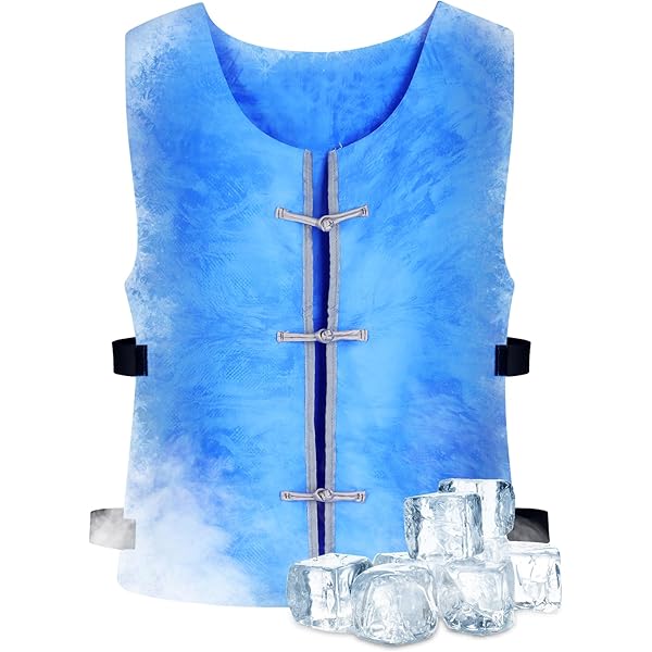 Gilet Rinfrescante Estivo – In PVA Con Doppio Lato, Si Attiva Con Acqua, Riutilizzabile, Ideale Per Lavori All'aperto E Sport - 3
