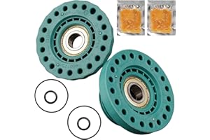 SHINEMOND Lagerung Lagersatz für AEG/Elеctrolux/Zanker/Zanussi 4071430963 4055070751, Waschmaschine Lagersatz Ersatz Waschmaschine Toplader (left+right)