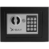 X-Bay XB-1700 Elektronik Dijital &Ccedil;elik Kasa, Mini Boy, 170x230x170 mm, Dijital Şifreli Kilit, Yedek Anahtarlı