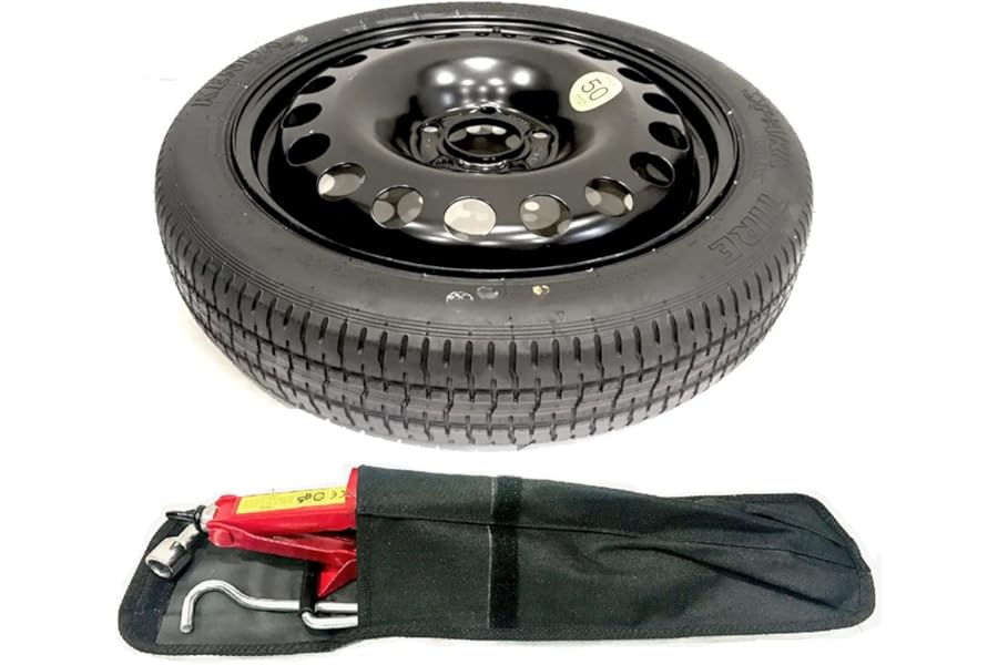 TheWheelShop 17" SPACE SAVER SPARE WHEEL AND TOOL KIT COMPATIBLE WITH VOLKSWAGEN GOLF (2007-PRESENT DAY)
