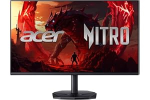 Acer Nitro KG272UGbmiipfx, Écran PC Gaming 27" WQHD IPS, 120Hz (2560x1440), 16:9, AdaptiveSync, 1ms (VRB), 250Nits, 2xHDMI 2.0/1xDP 1.4 Moniteur PC, Couleur Noir