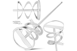 INSTALGURU Asta Miscelatrice 100x600 mm SDS Plus Malta Gesso Cemento Vernice Colla Mescolatore Spirale Acciaio Inox Resistente Strumento Professionale Edilizia Ristrutturazioni
