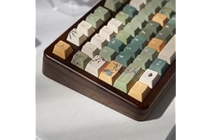 Sumgsn Keycaps Lot de 152 touches vertes PBT Dye Sub Cherry Profile pour claviers mécaniques 61/64/87/104/108