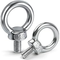 Lot De 4 Mousquetons De Verrouillage M8 En Acier Inoxydable – Capacité 500 Kg, Pour Camping, Randonnée, Pêche, Chaînes, Attaches