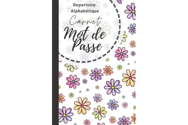 Repertoire Alphabétique: Carnet Mot de Passe | 110 pages | 6x9 Pouces
