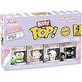 Funko Bitty Pop! Sanrio - Keroppi - 4PK and A Surprise Mystery Mini Figure - 0.9 Inch (2.2 Cm) - Hello Kitty Collectable - Stackable Display Shelf Included - Gift Idea - Party Bags Stocking