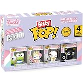 Funko Bitty Pop! Sanrio - Keroppi - 4PKund bir s&uuml;rpriz mini fig&uuml;r - 0,9 in&ccedil; (2,2 cm) - Hello Kitty koleksiyon par&ccedil;ası istifle