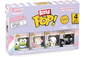 Funko Bitty POP! 4 Pack: Sanrio - Keroppi - Hello Kitty - Pochacco - Mystery Mini Figure - Styles may vary - Collectable Vinyl Figure - Gift Idea - Official Merchandise - Toys For Kids & Adults