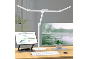 EPABINA 24 W Dimmable Desk Lamp LED - 72 cm Daylight Lamp with Base and Ambient Light, Rotating Table Lamp for Home Office & Office, Automatic Desk Monitor Lamp for Drawing & Working