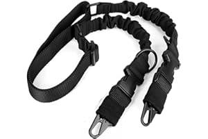 ‎REDAPRIC 2 Point Rifle Sling Heavy Duty Nylon Two Point Gun Shoulder Strap for Hunting Shooting - Einstellbare Military Army Airsoft Sling mit Metallhaken