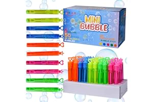 FORMIZON Bolle di Sapone per Bambini, 50 Pezzi di Bolle di Sapone per Feste di Matrimonio, Bolle di Giocattoli per Bambini Per La Decorazione Della Tavola Della Festa di Compleanno All'Aperto