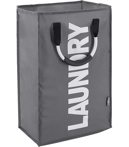 Large Collapsible Laundry Basket – 82L Fabric Hamper, Foldable Clothes Bag, Oxford Material