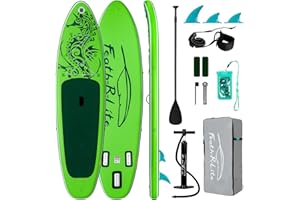 FEATH-R-LITE SUP Gonfiabile Adulti 150kg Tavola da Paddle Gonfiabile Stand Up Paddle Gonfiabile Tavola Surf Paddle Board con Accessori Completi per Tavola SUP