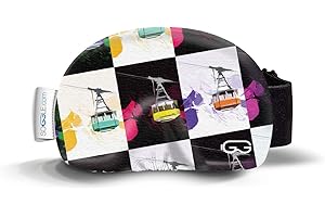 SOGGLE Gafas de esquí con funda de microfibra (tamaño único)