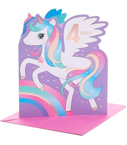 Biglietto Di Auguri Ufficiale Barbie Per 4 Anni – Dimensioni 22,9x15,2 Cm Con Busta - 2