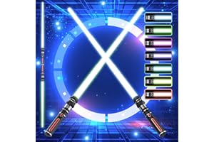 TBGENIUS Lightsaber for Kids 2 Pack, Light Saber LED Sword with Sound Effects, Retractable Extendable Star Wars Cosplay Party Favors Role Play Gift for Boys Girls