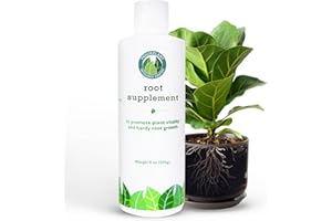 Root Supplement by Houseplant Resource Center. All-purpose ready-to-use root supplement for houseplants, perfect for Fiddle Leaf Fig Plants. 240 ml.