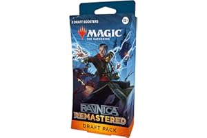 MAGIC THE GATHERING Pack de draft de 3 boosters Magic: The Gathering Ravnica Remastered (45 cartes Magic) (Version Anglaise)
