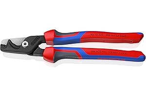 KNIPEX StepCut XL Nożyce do kabli ze stopniowanymi krawędziami tnącymi z rękojeściami Comfort 225 mm, 95 12 225
