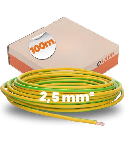 100m Lapp H07V-K Leitung 2,5 Mm² Braun – Flexible Einzelader Für Installation & Verdrahtung