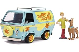 JADA TOYS- Mystery Machine Scooby-doo + Samy Voiture Miniature de Collection, 31720GR, Green, 1/24ème
