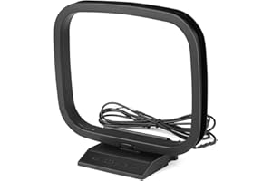 TNP PRODUCTS TNP AM Loop Antenna 2 Pin Cable Bare Wire (5ft) for Home Tabletop Stereo Radio Sound Receiver, Yamaha, Onkyo, Denon