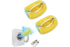 BD-HEREGO Sacchetti per Scarpe Lavanderia Sacchetto Scarpe Borse per Bucato, Borsa da Biancheria per Scarpe con Cerniera per Proteggere le Scarpe,Pulizia Efficiente, Riutilizzabile e Resistente（2 PCS)