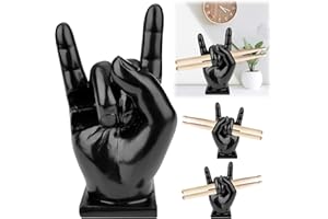 JADYON Mano Del Soporte De La Baqueta, Soporte De Tambor Para Baquetas De Mano, Creative Rock Hand Drumstick Holder, Soporte Para Baquetas Para Bateristas, Soporte Para Baquetas De DecoracióN Del Hogar