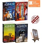 Robot Series 4 Book set - Isaac Asimov / Steel Caves - The Bare Sun - Robots and Empire - Robots of the Dawn