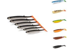 ‎NØMIS NØMIS Gummifisch Set | Premium Gummifische Set | Angelzubehör | Gummifische Hecht Zander Dorsch Barsch | Angelköder für Hecht Zander