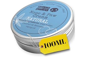 NOSEPRINT Dog Nose & Paw Balm Paw Protector | Paw Balm for Dogs | Dog Paw Moisturiser Dog Paw Balm Moisturises and Conditions and Relieves Dry and Cracked Pads | Food Grade Ingredients | Made in UK (100ML)