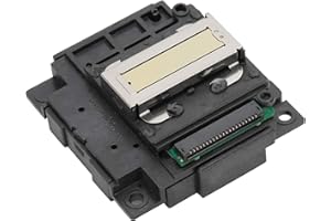 ASHATA Cabezal de Impresión para Epson, Cabezal de Impresión de Repuesto Universal para Epson, Cabezal de Impresión para L300 L375 L358 L550 L551 L360 L381 L385 XP300 XP400 PX405, Etc.(301)