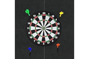 Dart Board Wall Protector, ADDLIVE 4 PCS Dart Backboards, 30 x 30 CM Darts Wall Protector, Felt Dart Board Backboard, Self Adhesive Dar-t Boa-rd Surround Protector W-all, Da-rt Bo-ard Wa-ll Protection