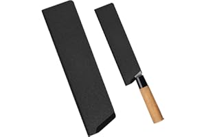 VLYX ABS Knife Guard, manicotti copricoltello per coltello da chef da 8", fodero universale per coltelli da cucina per la casa (nero)