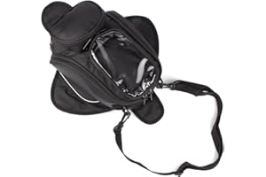 GES versión Mejorada Magnética Motorrad Sattel Beutel Halter Moto Bolsa de Combustible Bolsa de Tanque de la Motocicleta Impermeable Oxford Saddle Moto Paquete Negro