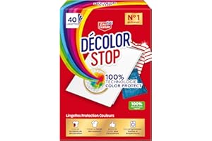 DÉCOLOR STOP Decolor Stop – Farbschutz – verhindert Verfärbungen – bewahrt den Glanz der Farben – alle Textilprogramme und Temperaturen – weniger Zyklen – mehr Einsparungen – 40 Tücher