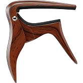 Ibanez Gitar Capo, Akustik gitarlar ve elektro gitarlar i&ccedil;in. Tek elle kullanım, Ahşap etkisi.