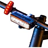 Fanale Bici Rosso USB Ricaricabile - LED Rosso, Impermeabile, Con