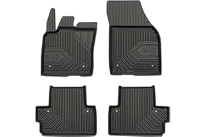 ‎MOTOS MOTOS Gumowe dywaniki samochodowe pasują do Volvo C30 2006-2012 Popraw swój komfort podróży z dywanikiami antypoślizgowymi No.77- Dywaniki samochodowe na każdą pogodę, ochrona przed zabrudzeniami