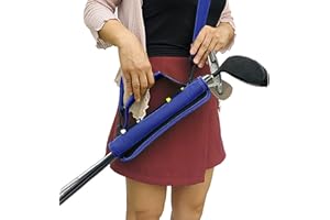 OHMILL Sac de Golf Portable avec Poignée Sac de Transport Léger pour Club de Golf Sac à Bandoulière pour d'Entraînement de Golf