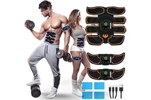 AILEDA Elettrostimolatore per Addominali, Elettrostimolatore Muscolare, Cintura Addominale Elettrostimolatore