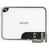 Salter 1064 WHDR Digital Kitchen Scale - 5kg Capacity, Easy Read Display, Add &Weigh/Tare Function, Measure Liquids in ml/fl.