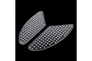 Topteng Motorcycle Tank Traction Pad Side Gas Knee Grip Protector for Kawasaki ZX6R ZX10R ZX636R for Yamaha R1 R6