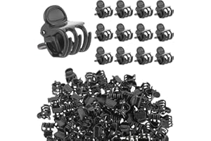 BOHUIZ 50 Stück Orchideen Klammern Pflanzenclips, Kunststoff Pflanzenclips Klein 1.5 cm Blumenklammern Pflanzenklammern für Unterstützen und Halten Pflanze