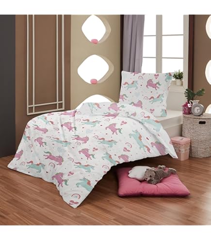 Aminata kids Beddengoed voor kinderen, 135 x 200 cm, meisjes