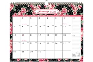 JIIMHTE Calendrier Floral Jan. 2025 - Juin.2026, Grand Calendrier Mural, Calendrier Familial, Calendrier De L'Avent Organisateur Planning, Bureau Et Maison, Planificateur Mensuel