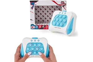 The Gift Scholars Juego de rompecabezas electrónico Pop n Play - Azul cielo | Juego de mano de viaje para niños y adultos, regalo de burbujas pop