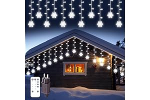 ZEWETO Oświetlenie bożonarodzeniowe, do użytku na zewnątrz, 11,5 m, zasilane prądem, 240 diod LED, IP44, 8 trybów pracy, łańcuch świetlny do dekoracji bożonarodzeniowych, na zewnątrz, na imprezę,
