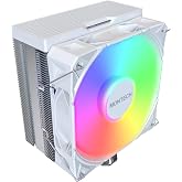 MONTECH NX400 ARGB - CPU Cooler, Single Tower, 4 Advanced Heat Pipes, 52 Wing Heat Sink, E28, 120 mm FDB Static Pressure Fan
